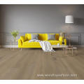 Light brown three-story solid wood flooring